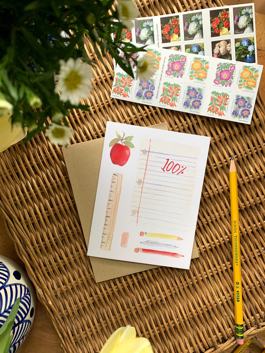 school supply teacher appreciation card back to school see what i