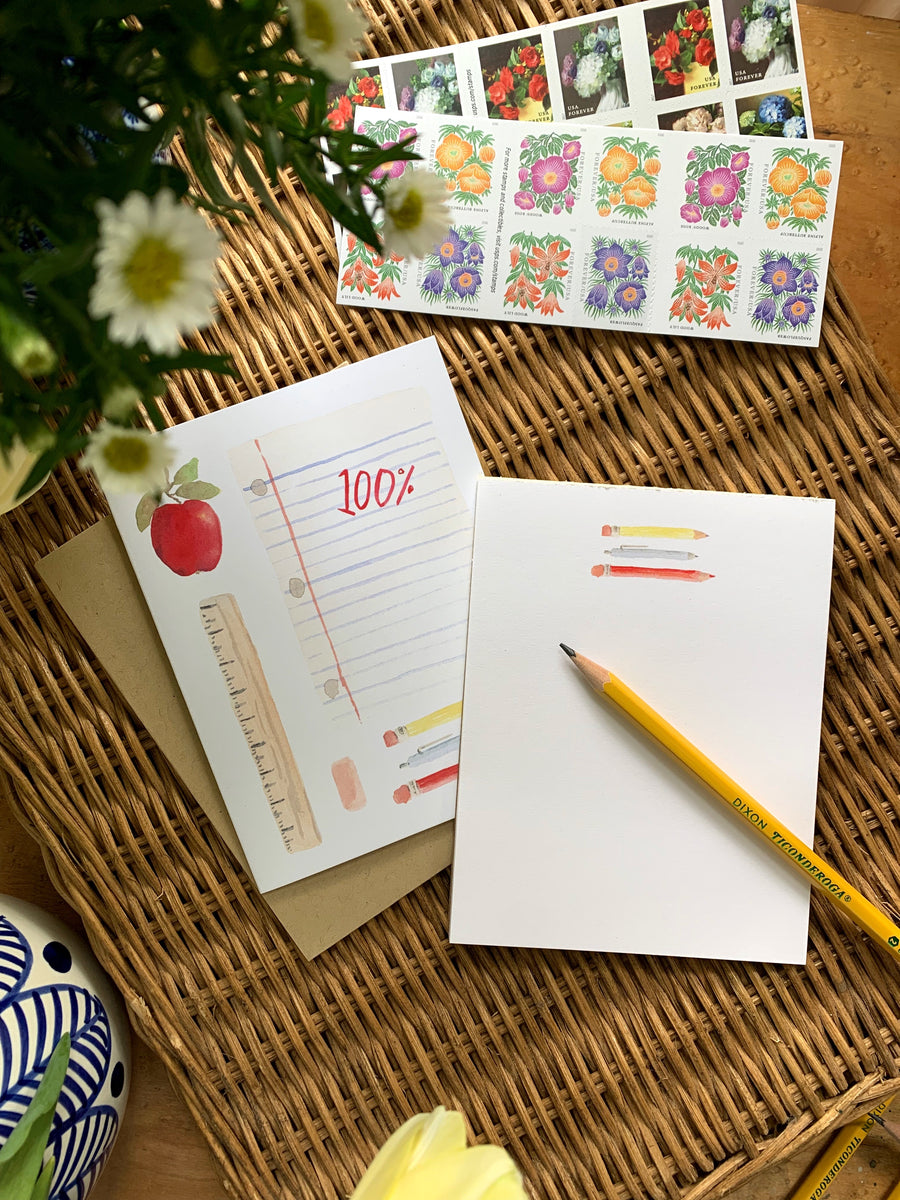 school supply teacher appreciation card back to school see what i