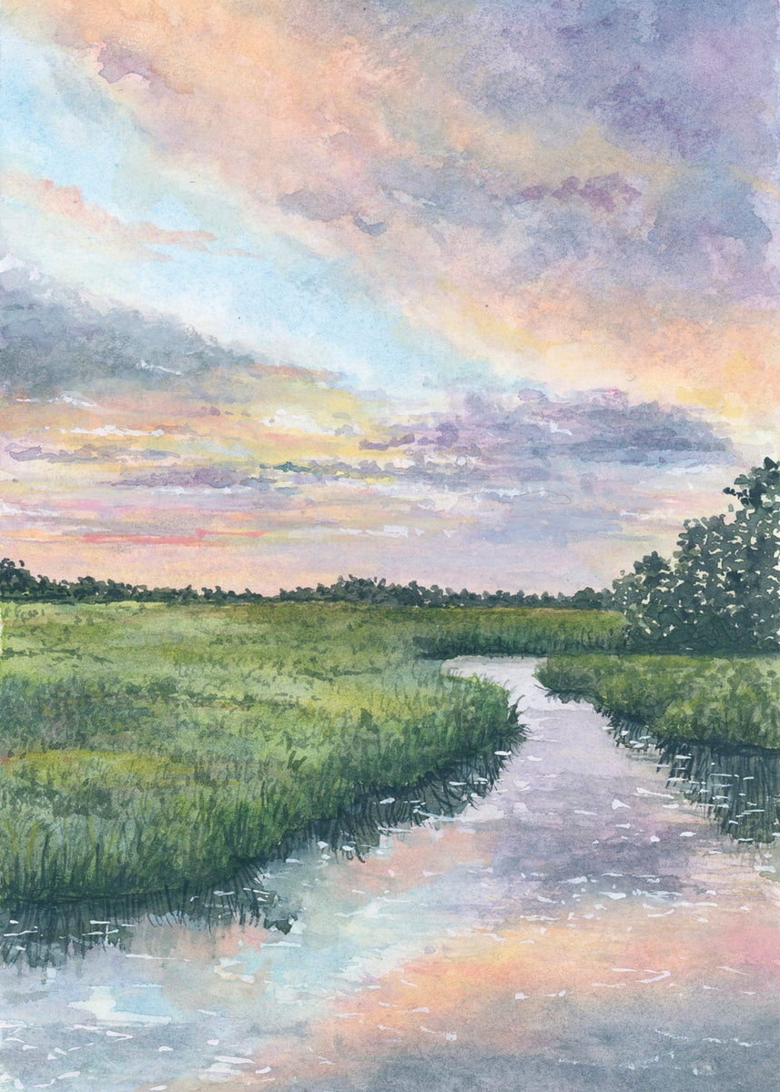 Gentle Ocean Waves Sunrise Glass Suncatcher - Serene Coastal Window Art ...