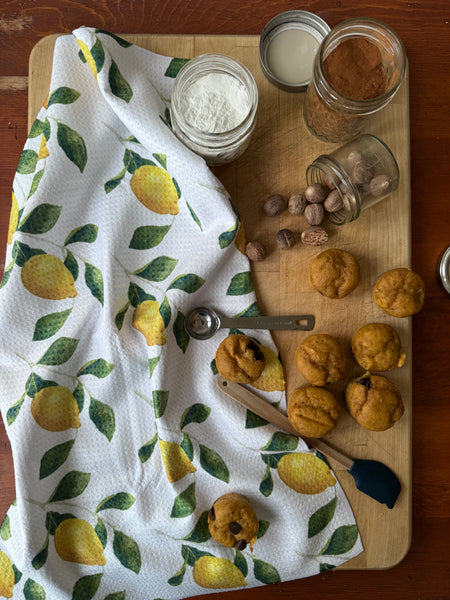 lemon kitchen towel