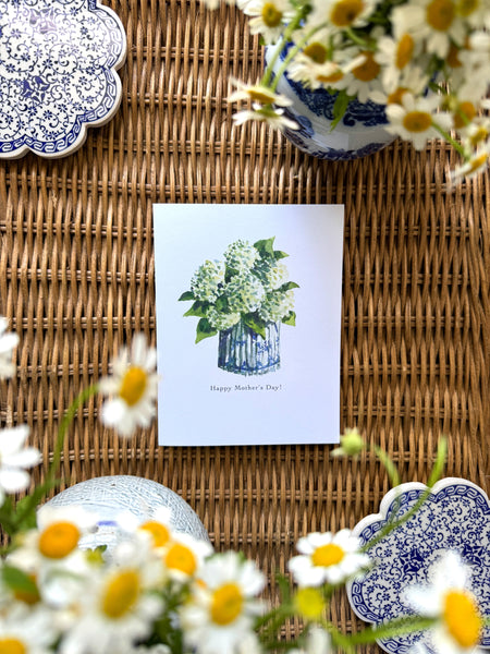 hydrangeas for mom || mother's day card