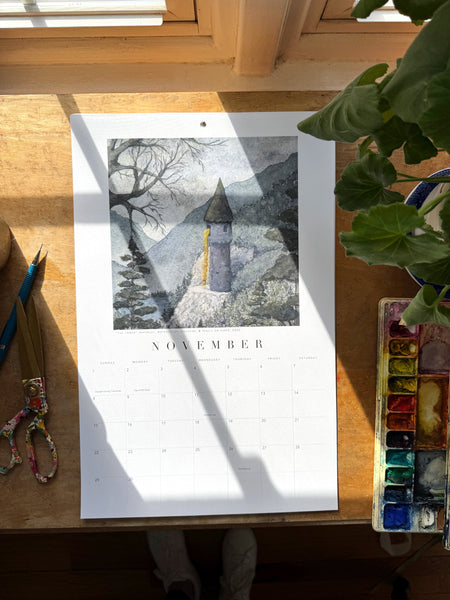 2026 book lovers wall calendar