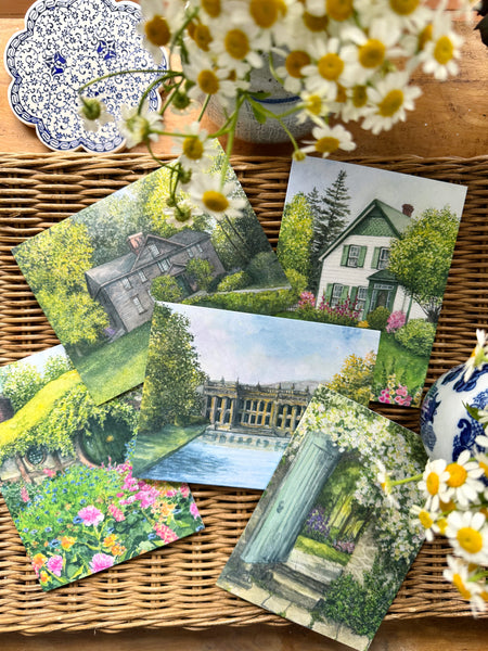 literary landscapes assorted note card set