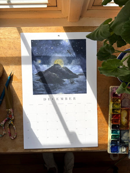 2026 book lovers wall calendar