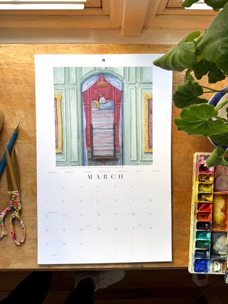 2026 book lovers wall calendar