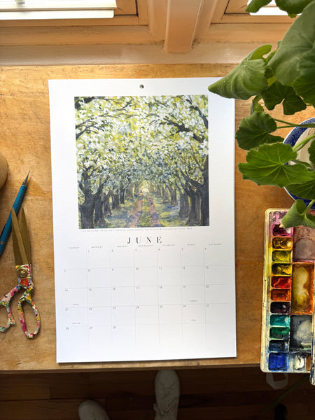 2026 book lovers wall calendar