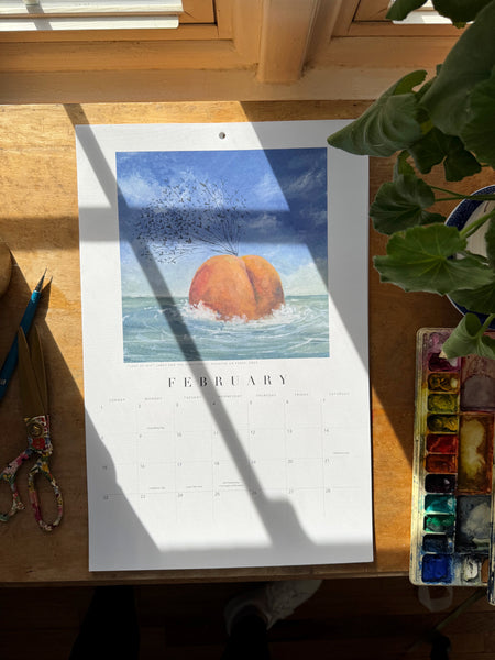 2026 book lovers wall calendar