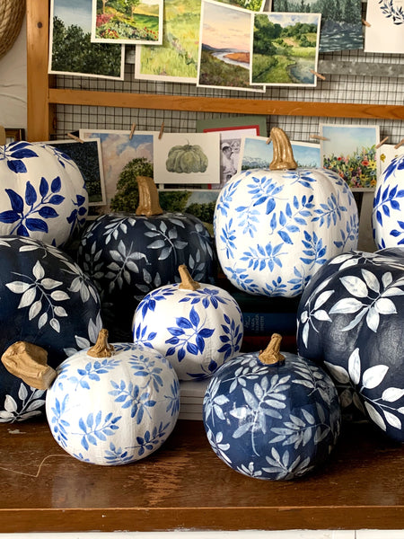 painted papier mâché pumpkins october 17th || workshop