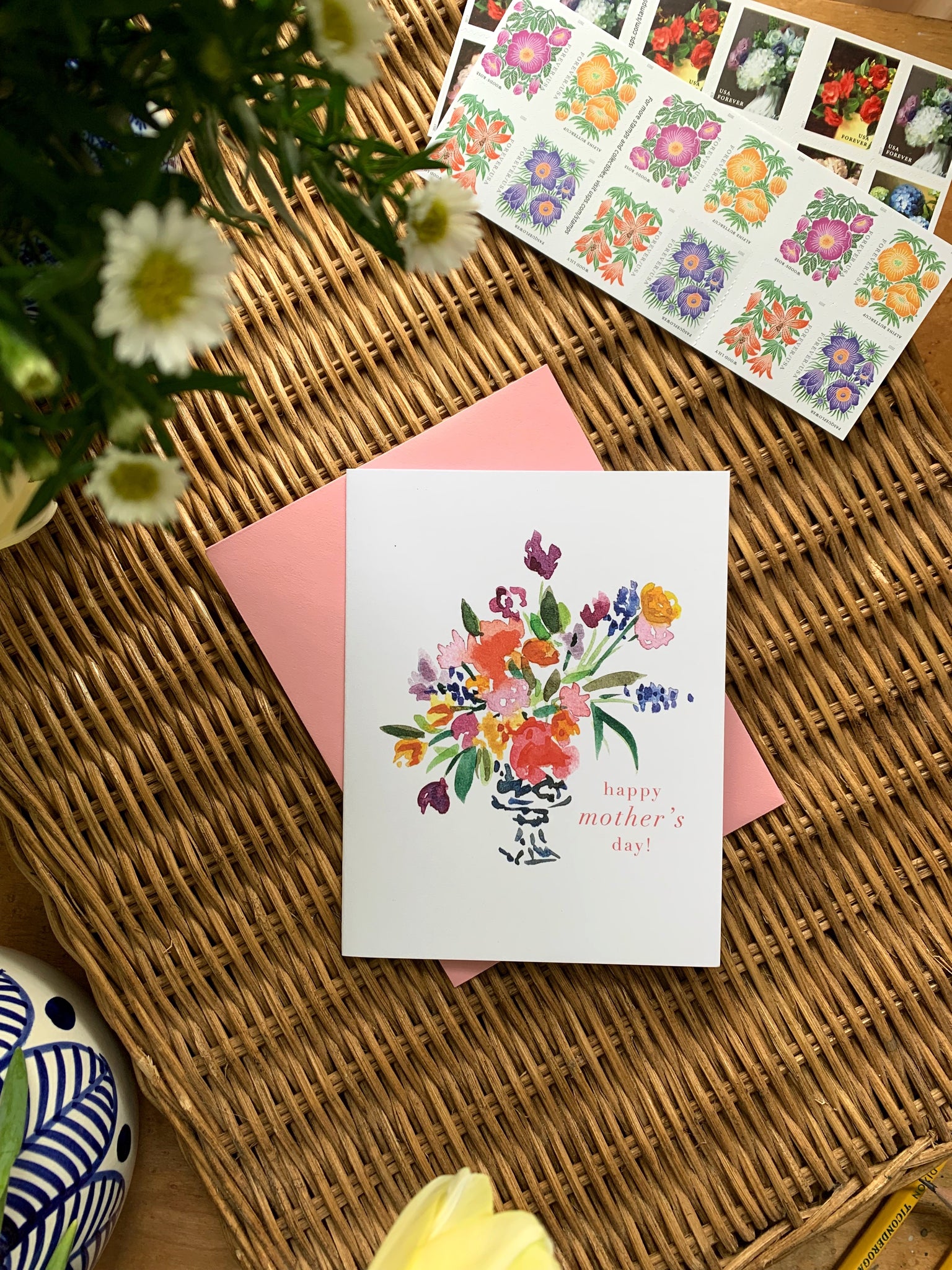in full bloom || mother's day card