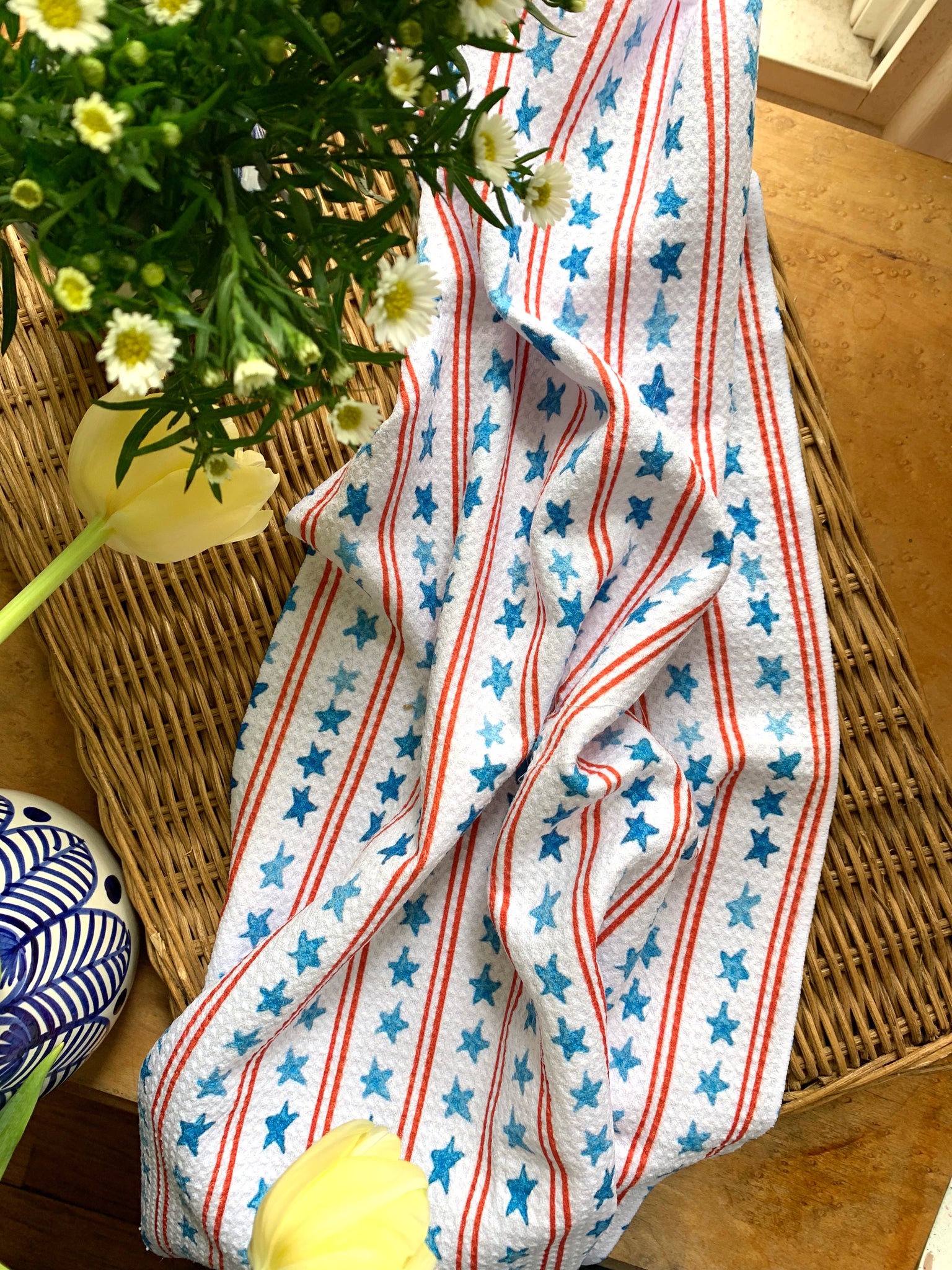 stars and stripes || kitchen towel