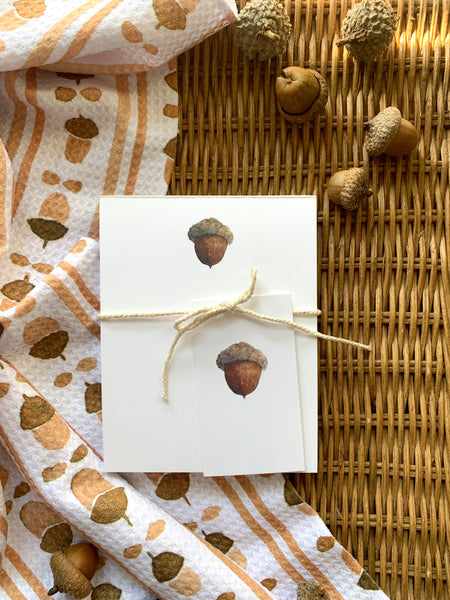 acorn gift tags