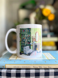 books are my happy place mug