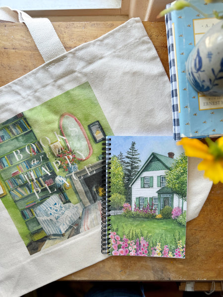 books are my happy place large tote bag