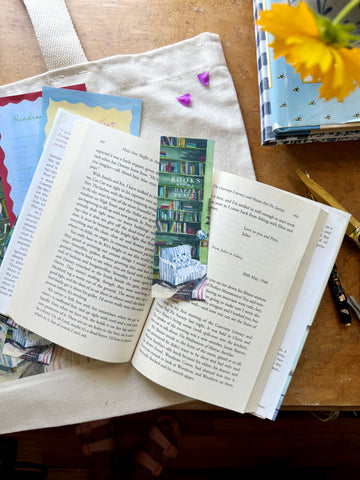 books are my happy place bookmark || printable download