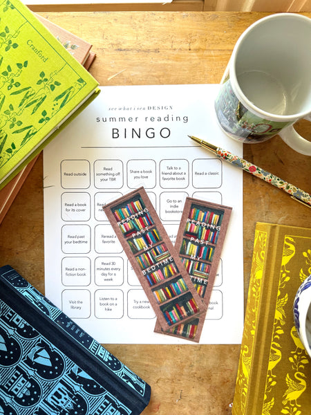 reading past my bedtime bookmark || printable download