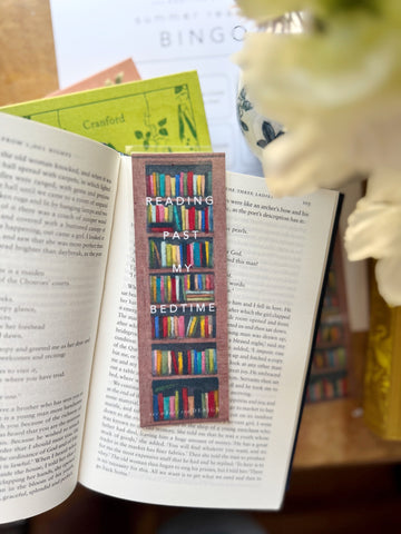 reading past my bedtime bookmark || printable download
