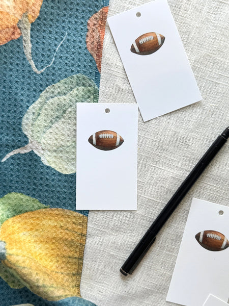 football gift tags