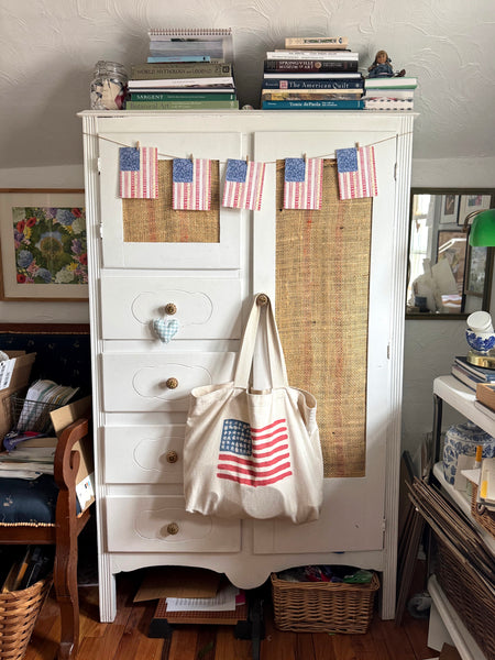 sewing notions american flag 10-flag banner kit