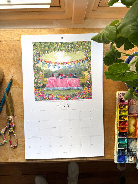 2026 book lovers wall calendar