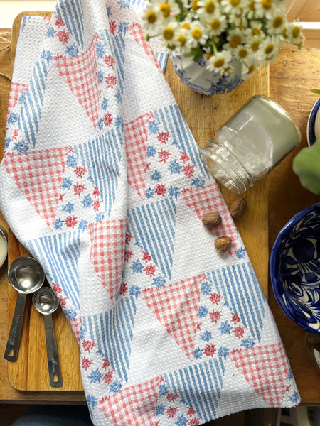 quilted americana || kitchen towel