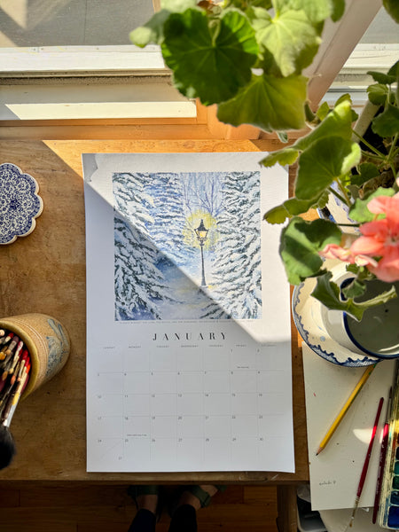 2027 book lovers wall calendar