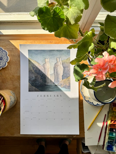 2027 book lovers wall calendar