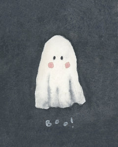 boo ghost || art print