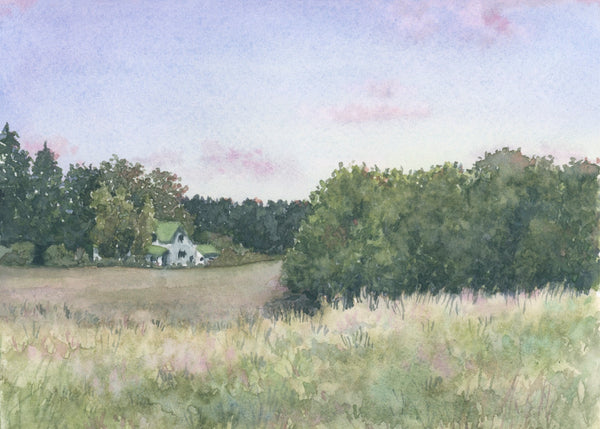 the walk home || anne of green gables art print