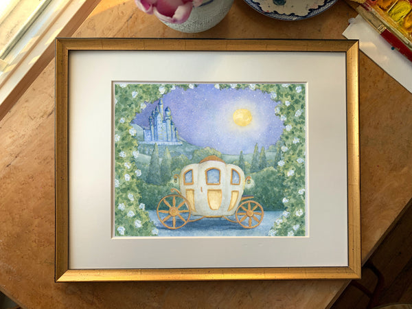 cinderella || classic fairy tale illustration