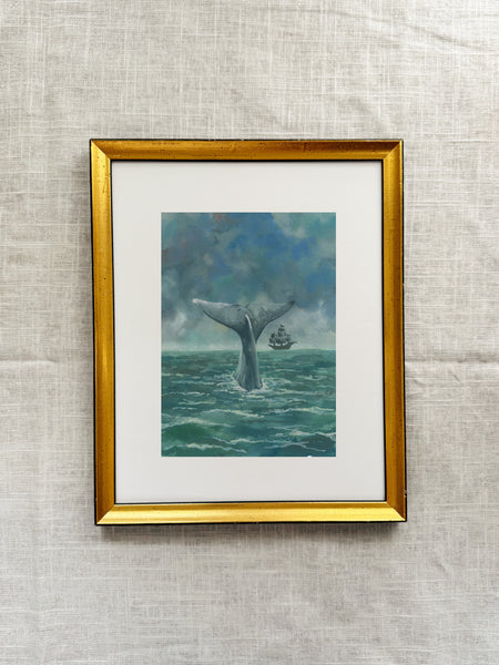 the whale || moby dick art print