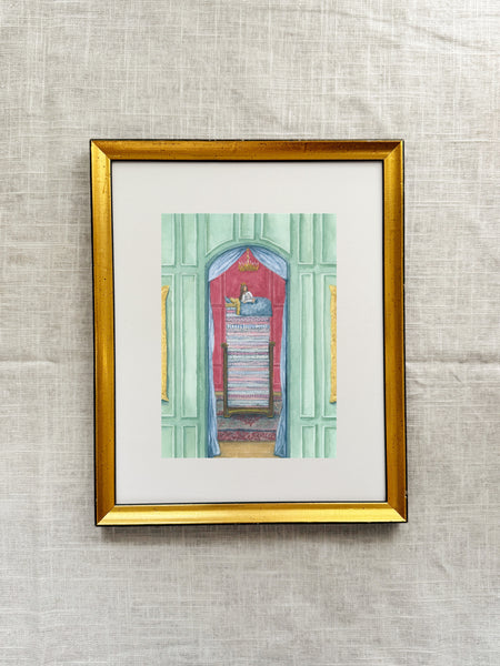 the princess and the pea || classic fairy tale illustration