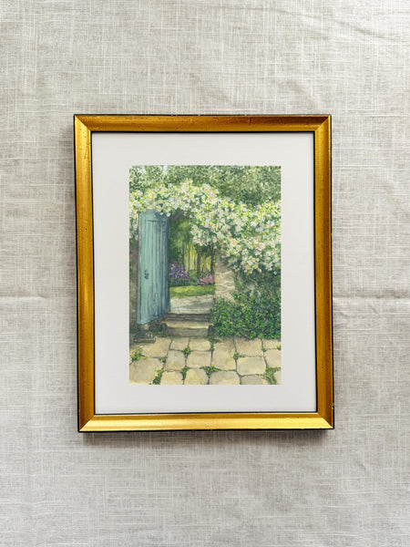 through the garden door || secret garden art print
