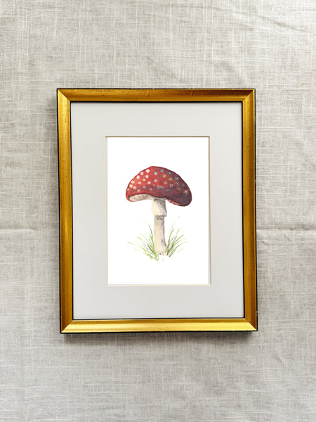mushroom || botanical art print