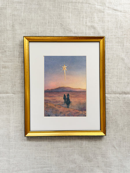 wise men still seek Him || nativity art print