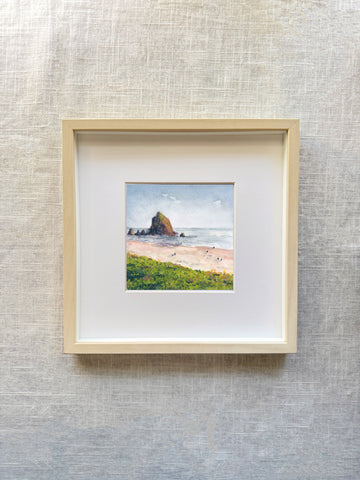 haystack rock || art print