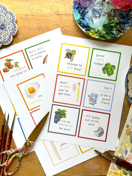 printable lunch notes