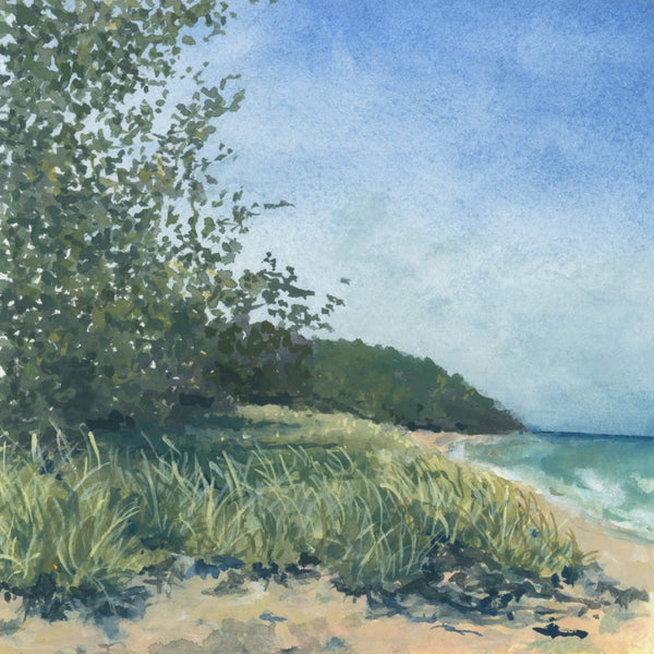 leland beach|| art print