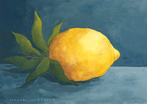 lemon no. 4 ||  art print