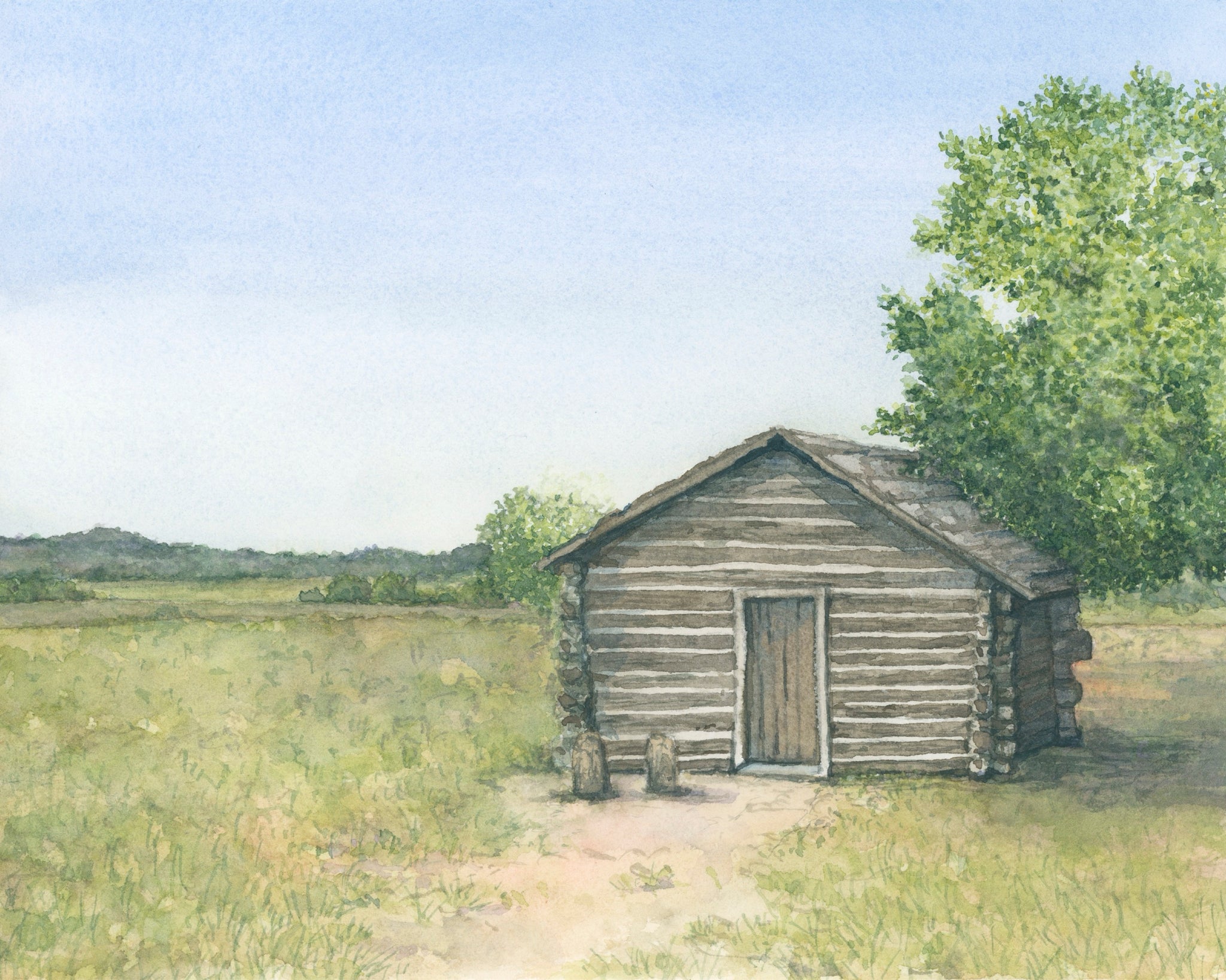 little house || little house on the prairie art print