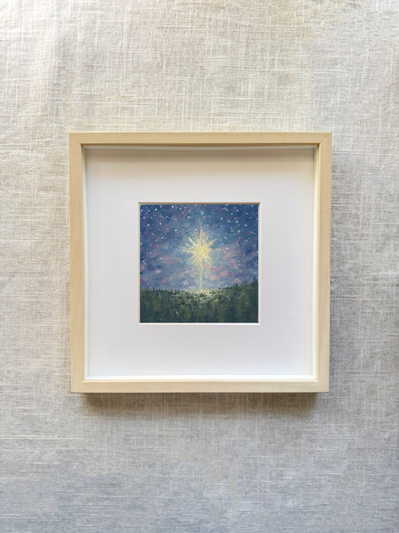 o holy night || nativity art print