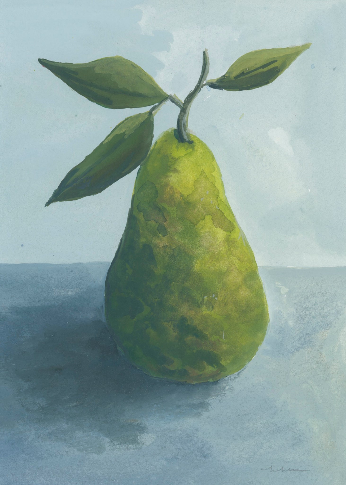 pear still life no. 2 ||  art print