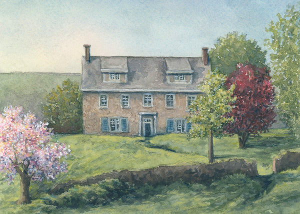 the cottage || sense & sensibility art print