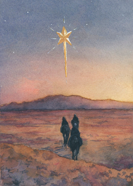 wise men still seek Him || nativity art print