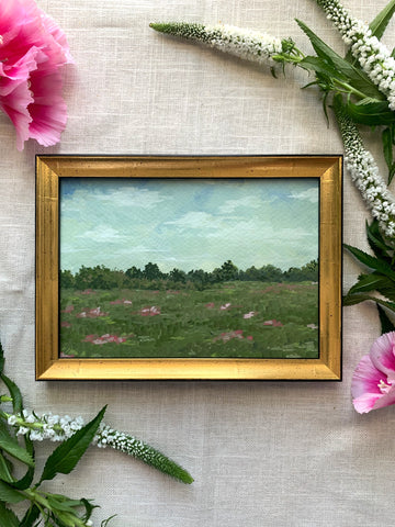 meadow || 5x7 original gouache painting