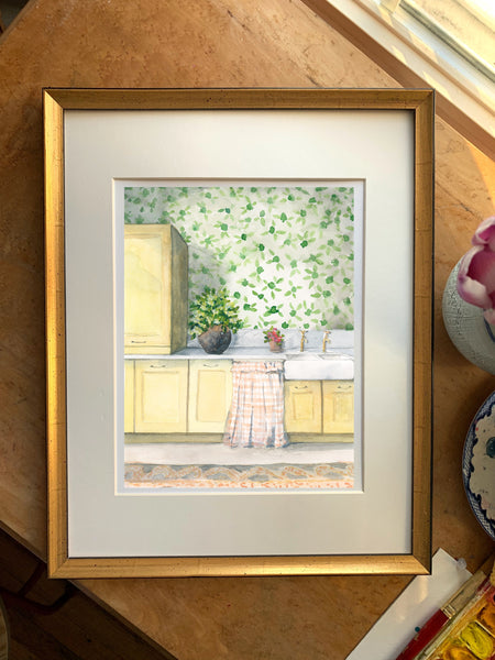 the butter kitchen || room study art print