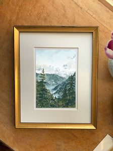mountain pines art print